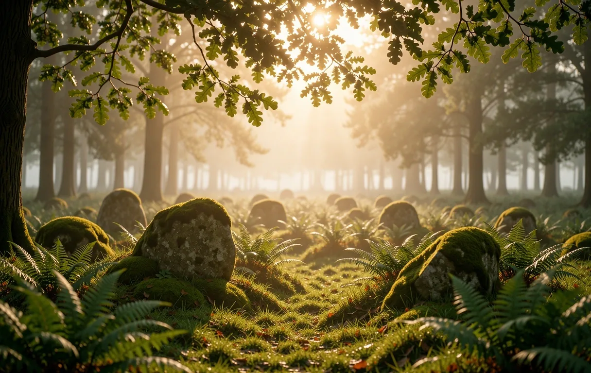 British forest landscape